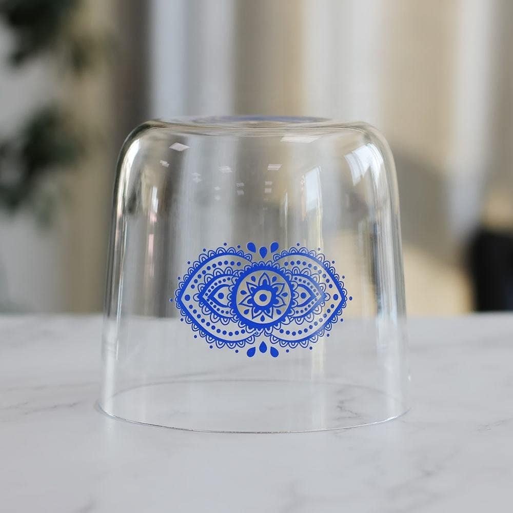 clear bowl with design blue (3)